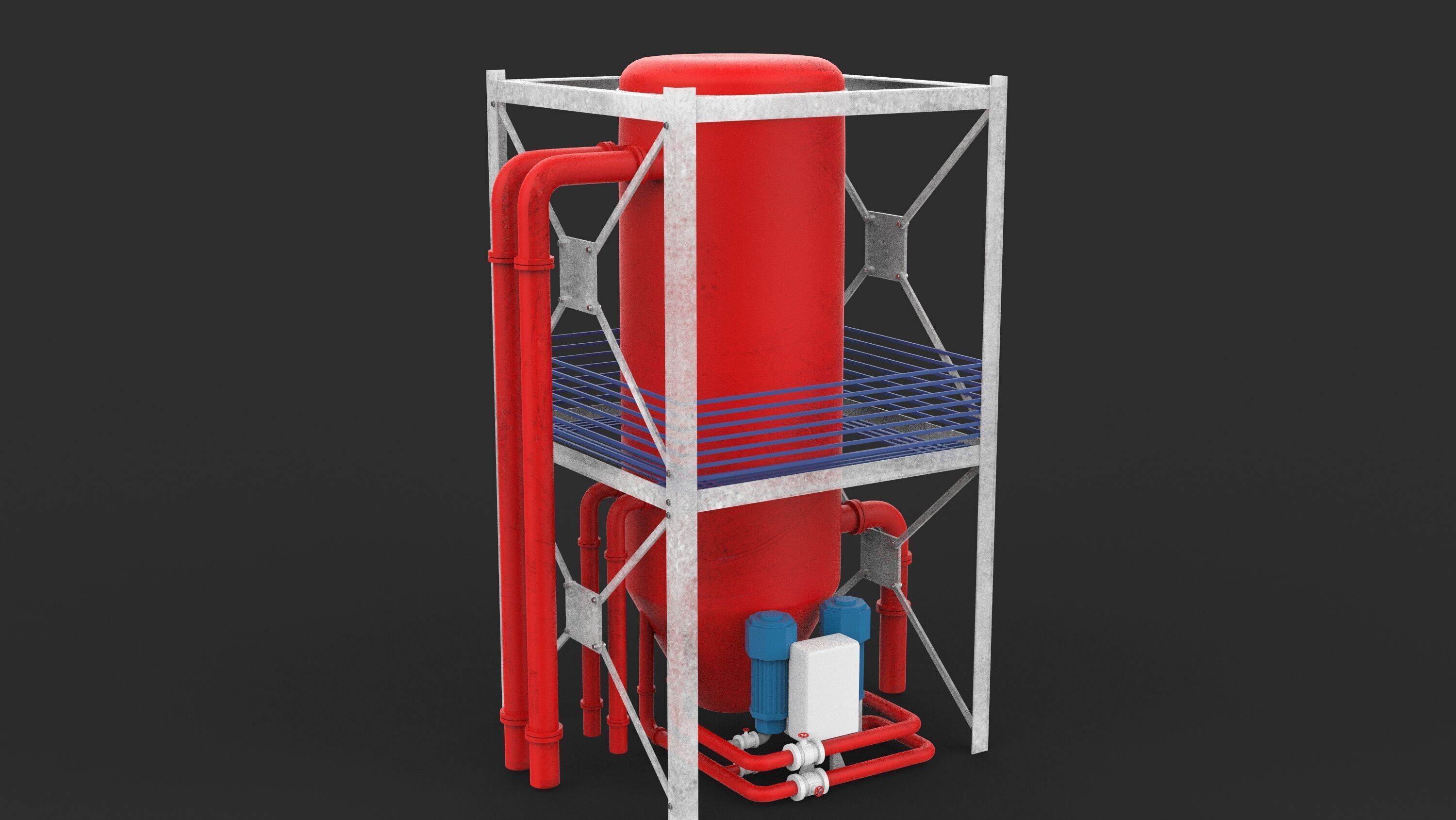industrial tanks 3D model_3