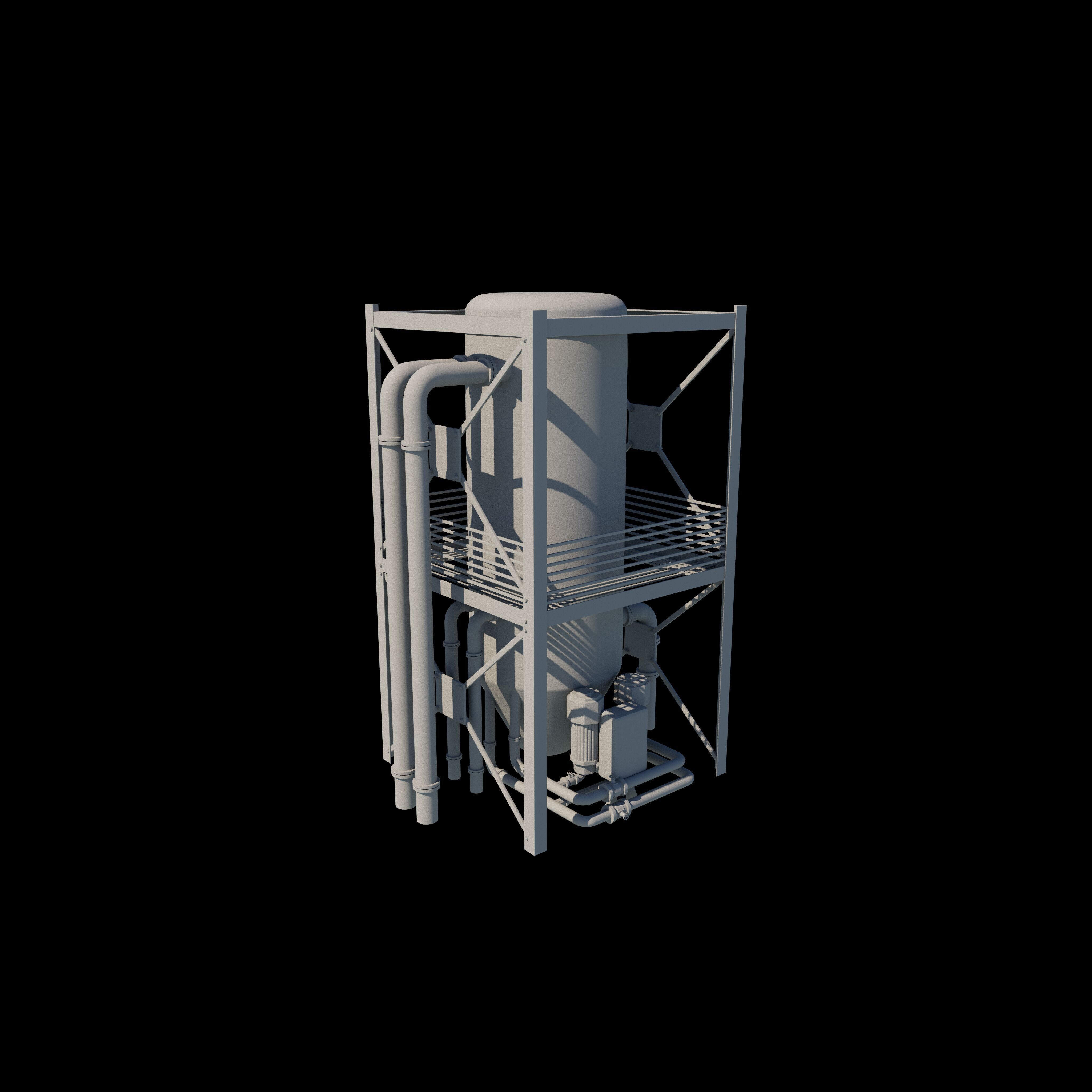 industrial tanks 3D model_11