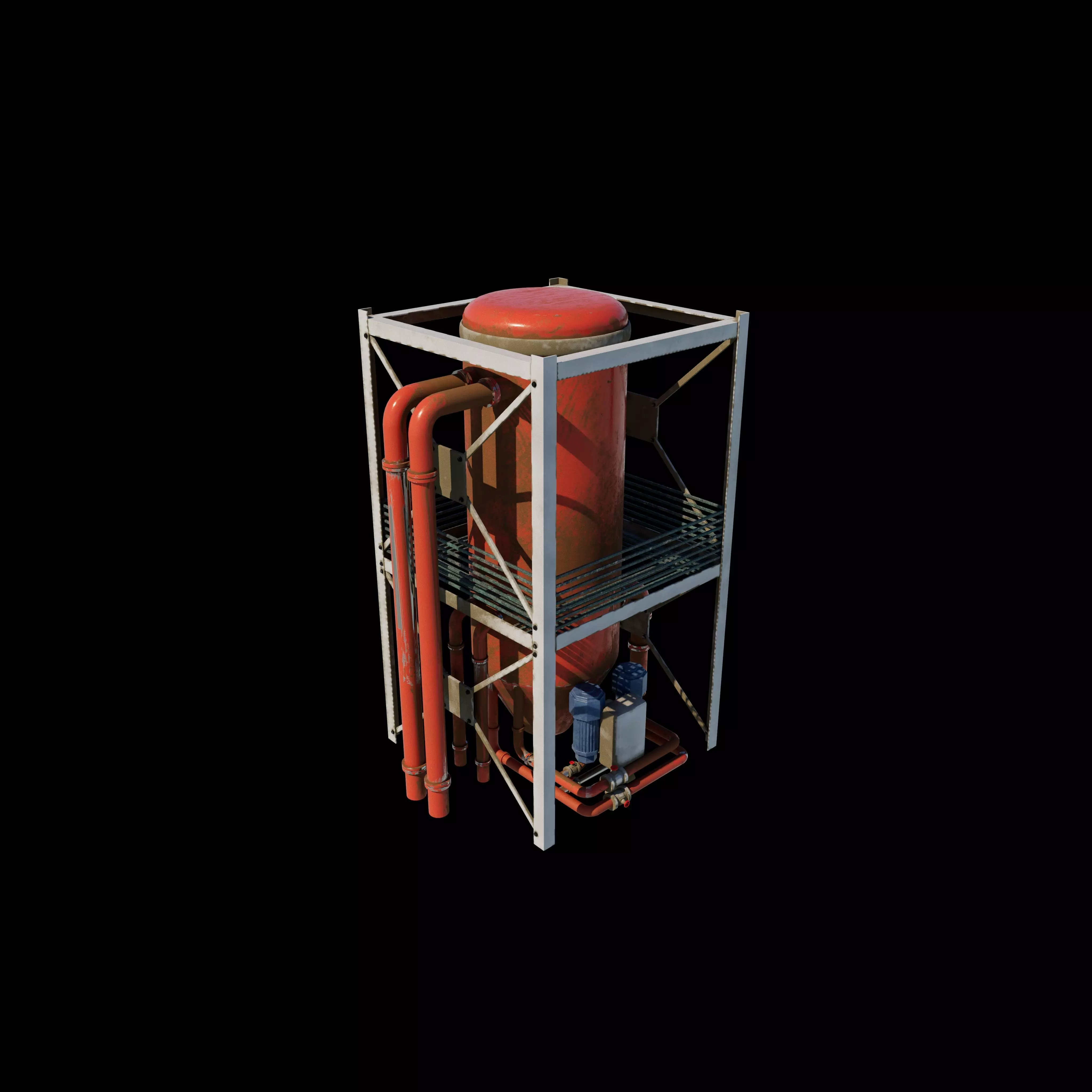 industrial tanks 3D model_0