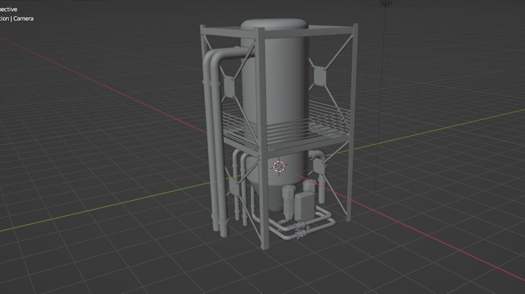 industrial tanks 3D model_8