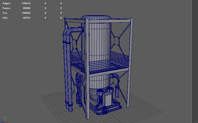 industrial tanks 3D model_12