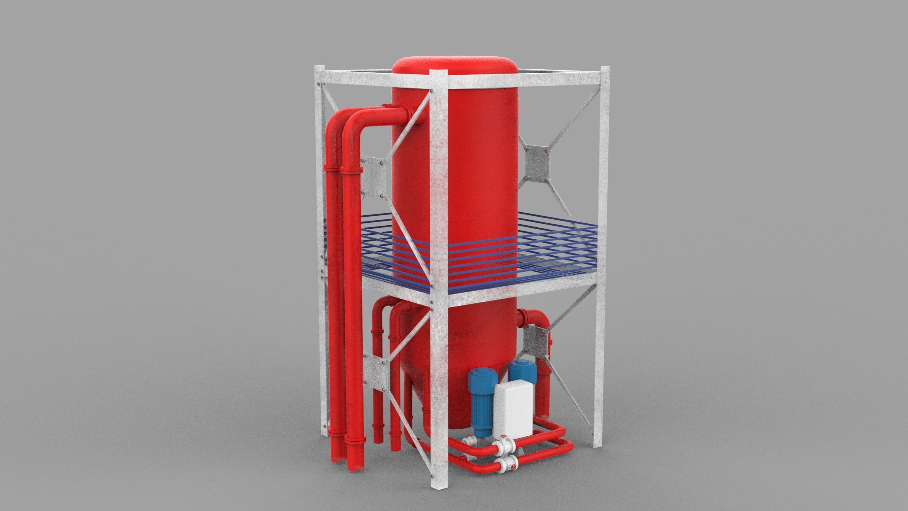 industrial tanks 3D model_7