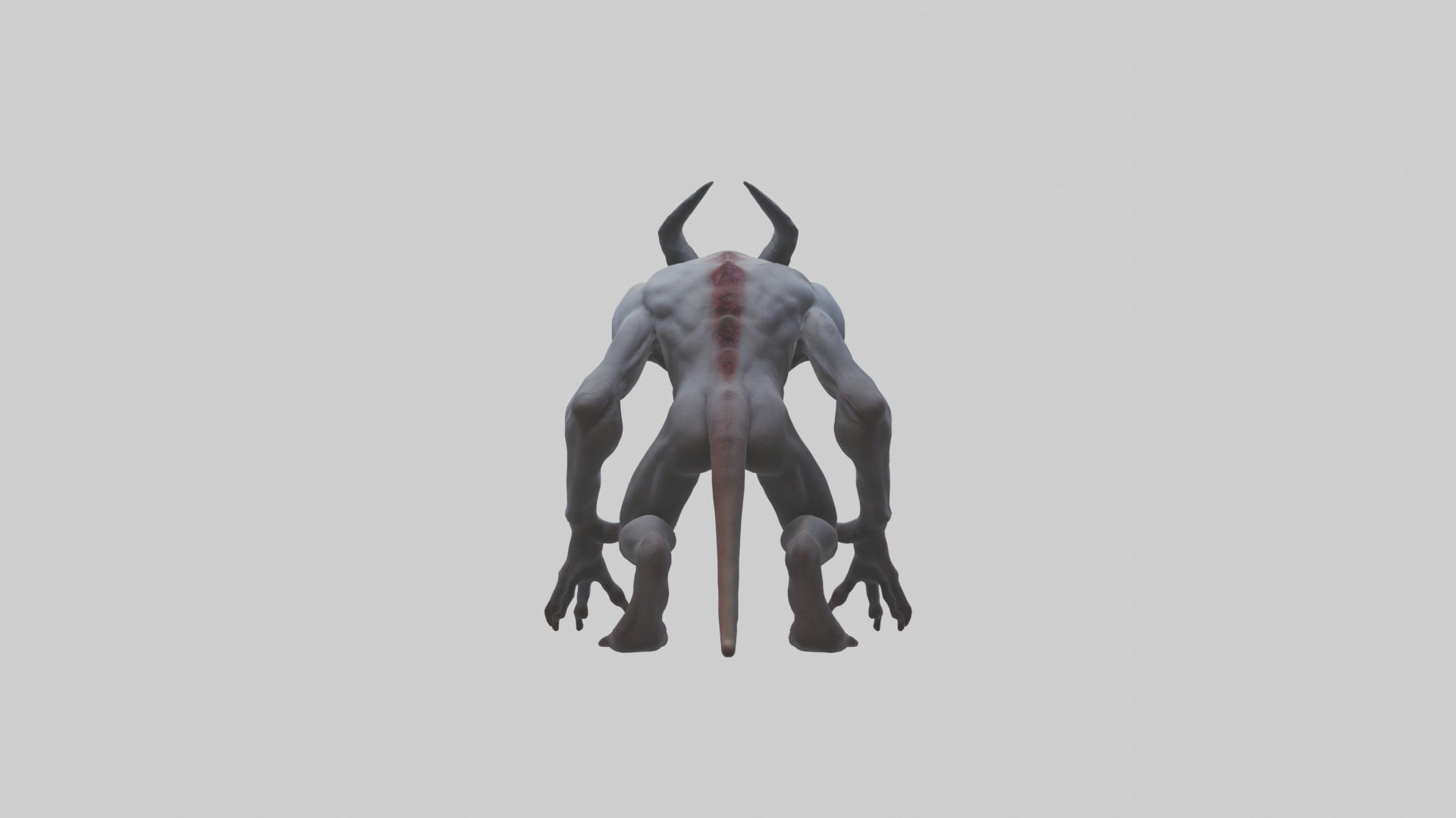 Devouring Demon model 2 Low-poly 3D model_2
