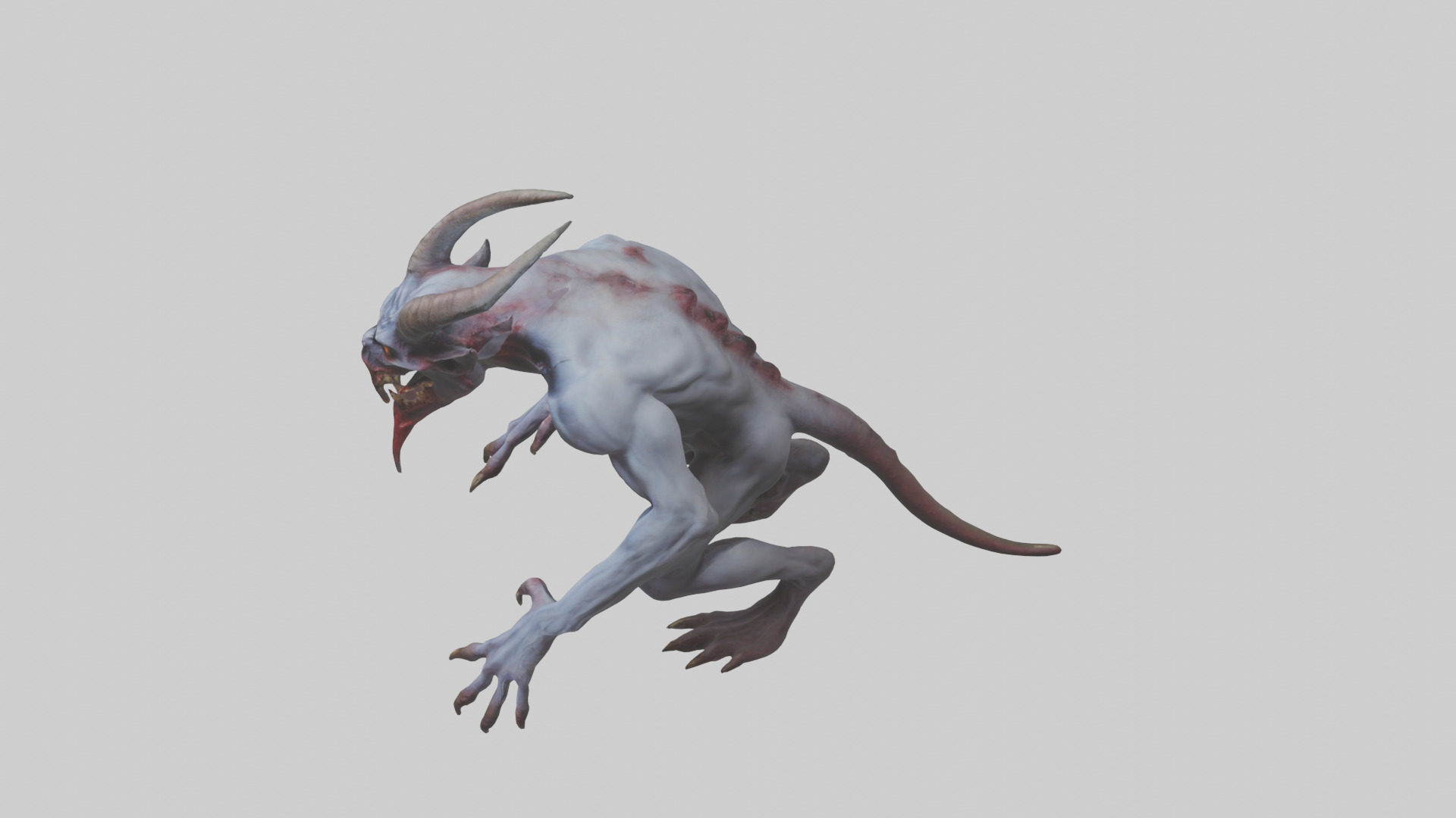 Devouring Demon model 2 Low-poly 3D model_17