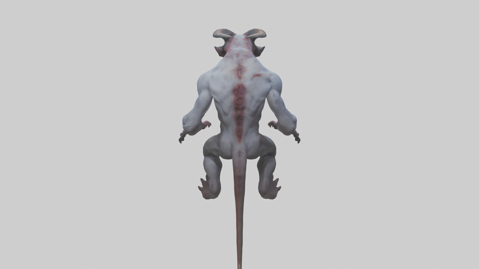 Devouring Demon model 2 Low-poly 3D model_15