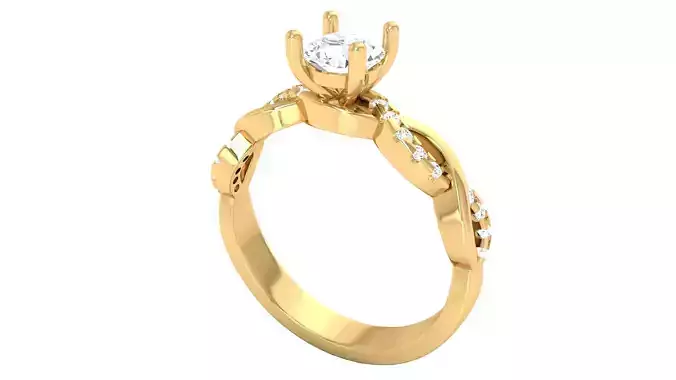 Women Ring  Render 3dm STL OBJ FBX Details