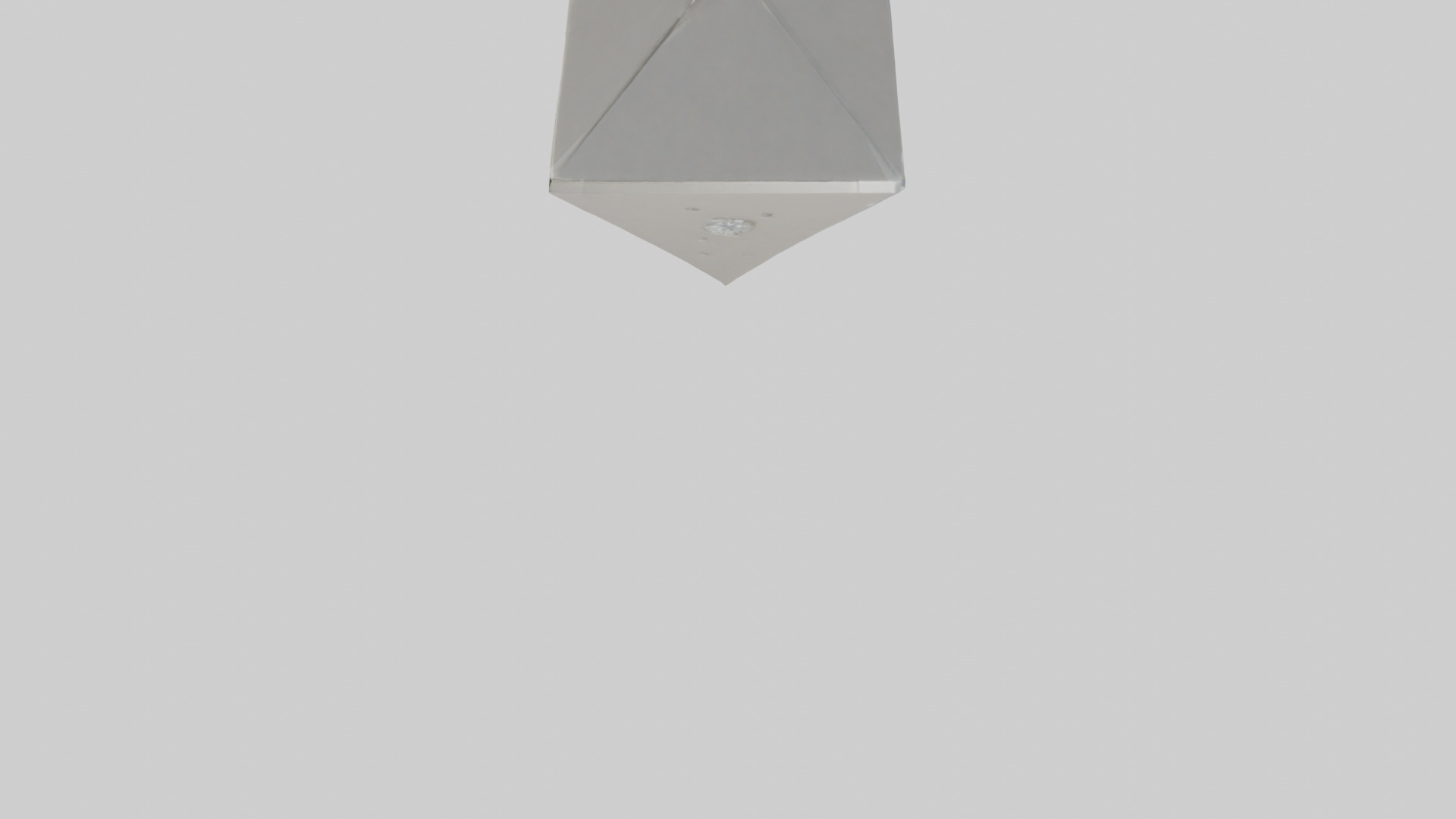 Diamond keychain model Low-poly 3D model_4