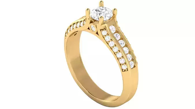 Women Ring  Render 3dm STL OBJ FBX Details