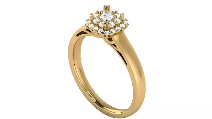 Women Ring  Render 3dm STL OBJ FBX Details