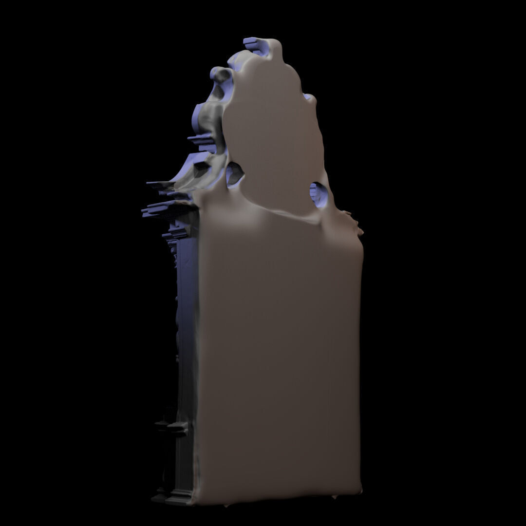 Furniture 028 wooden altar 3D print model_4