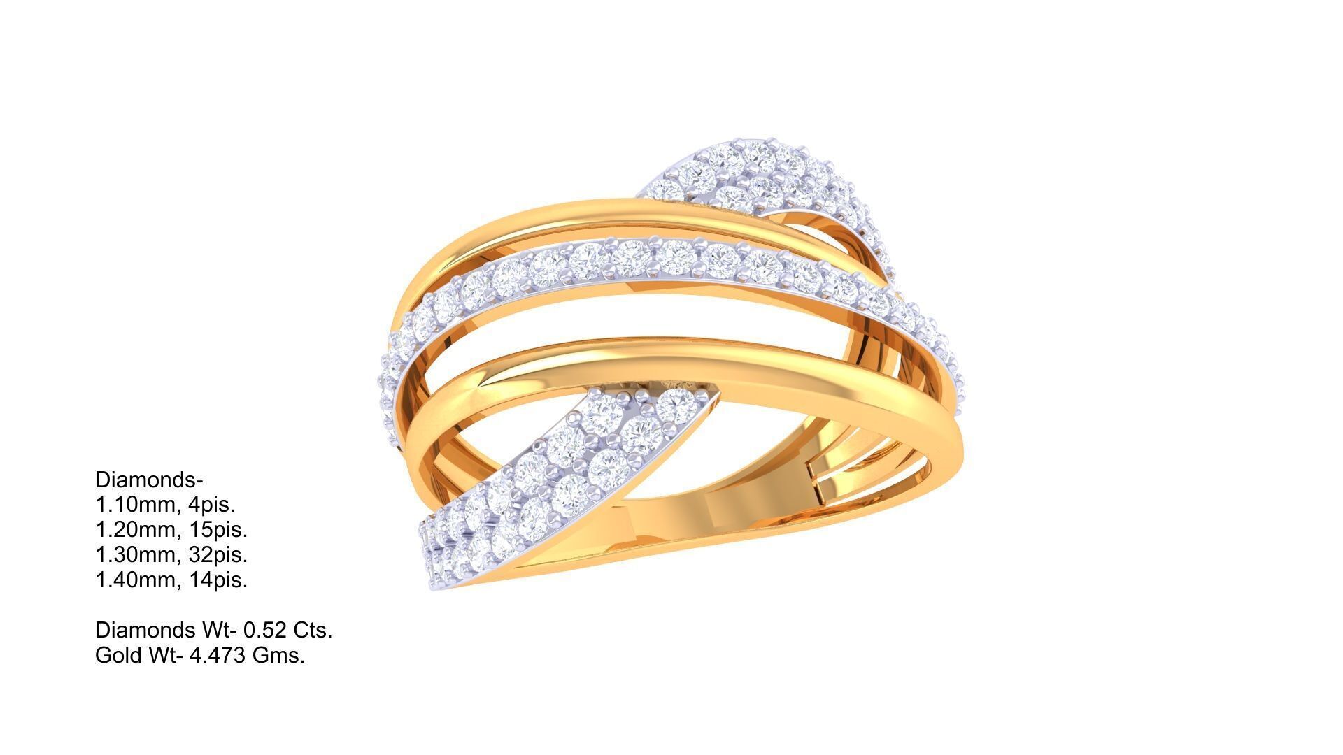   Women Ring MTL 3dm STL OBJ FBX Details 3D print model_2