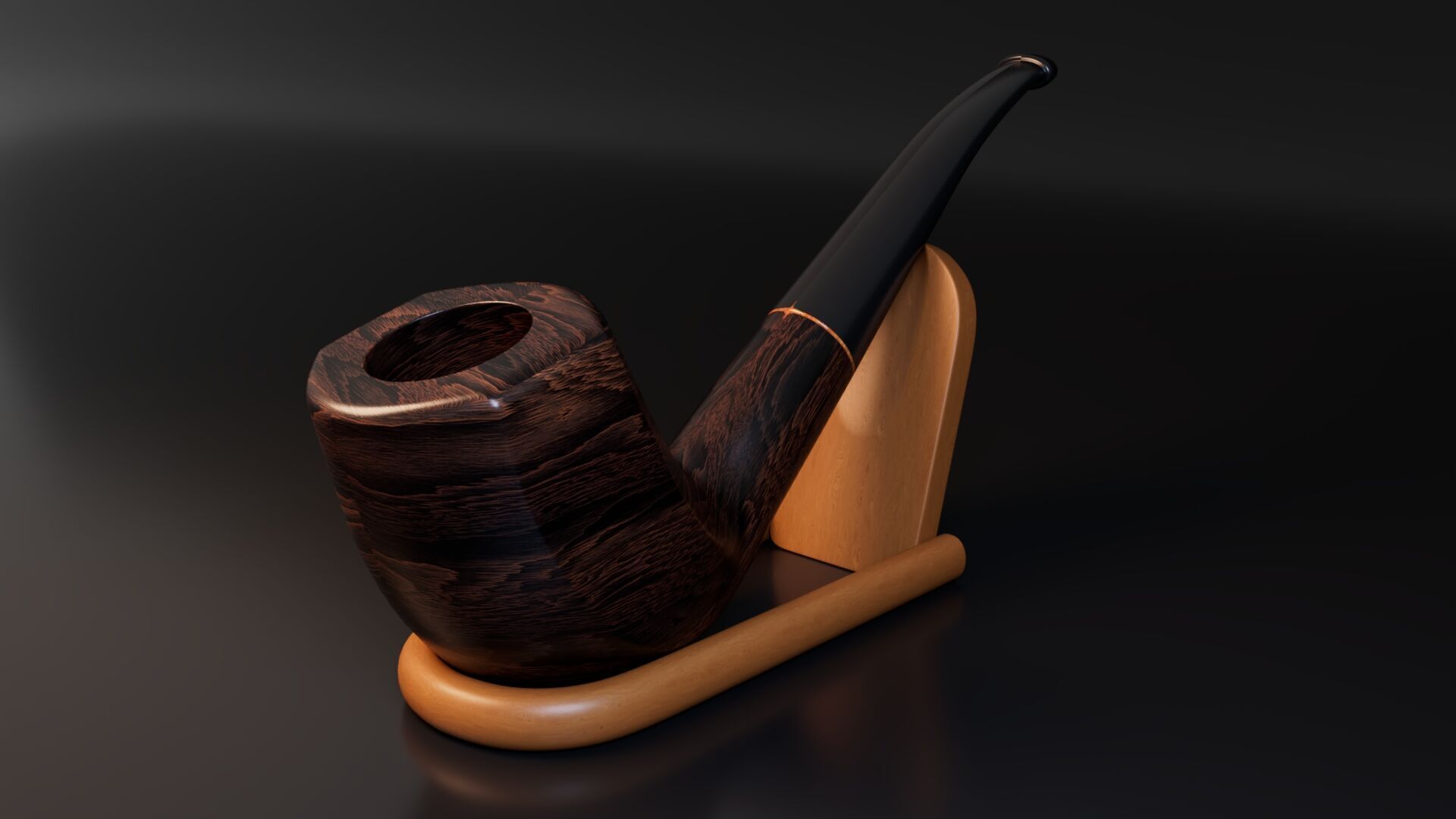 Smoking Pipes Low-poly 3D model_4