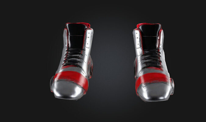 Futuristic Robot Shoes  Sci-Fi Cyberpunk 3D Model 3D model