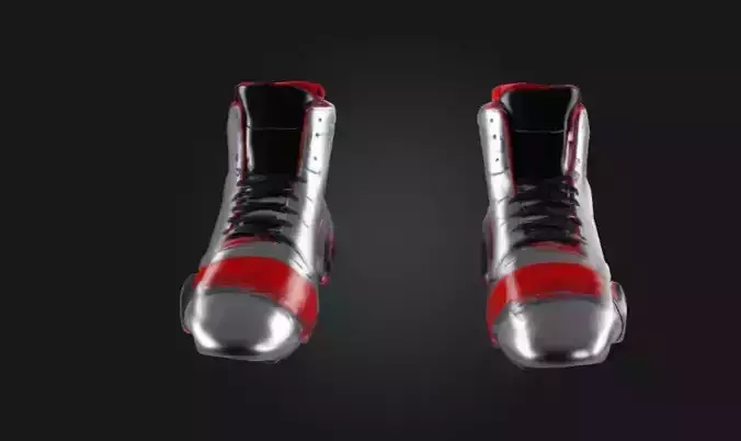 Futuristic Robot Shoes  Sci-Fi Cyberpunk 3D Model 3D model