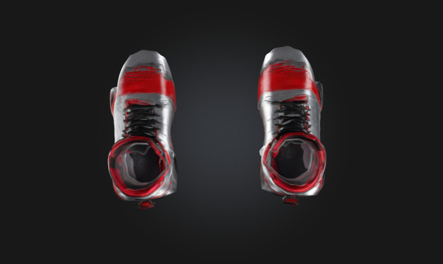 Futuristic Robot Shoes  Sci-Fi Cyberpunk 3D Model 3D model_4