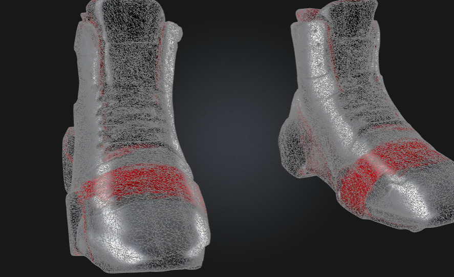 Futuristic Robot Shoes  Sci-Fi Cyberpunk 3D Model 3D model_5