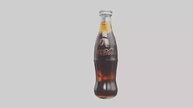 Diet cola model Low-poly 3D model 3