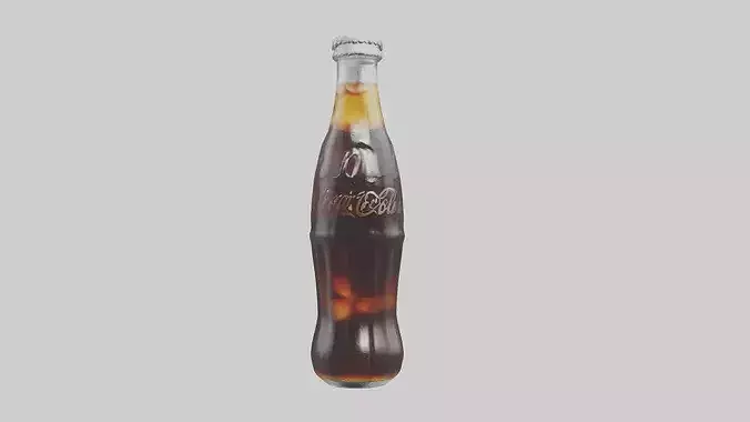 Diet cola model Low-poly 3D model 6