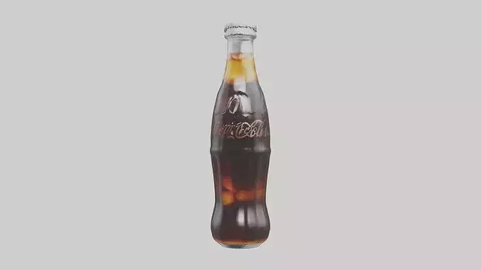 Diet cola model Low-poly 3D model 4