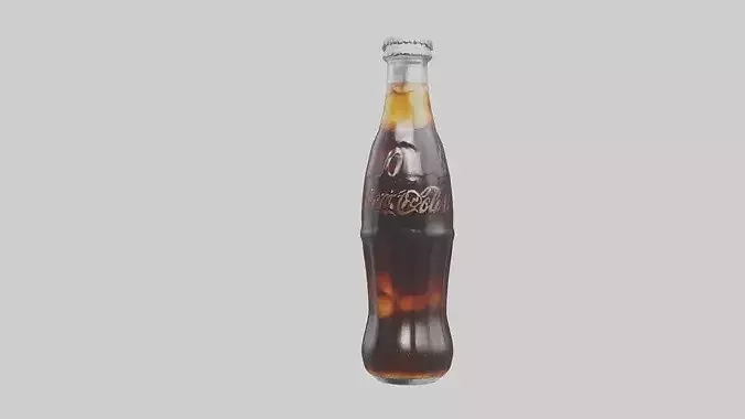 Diet cola model Low-poly 3D model 5