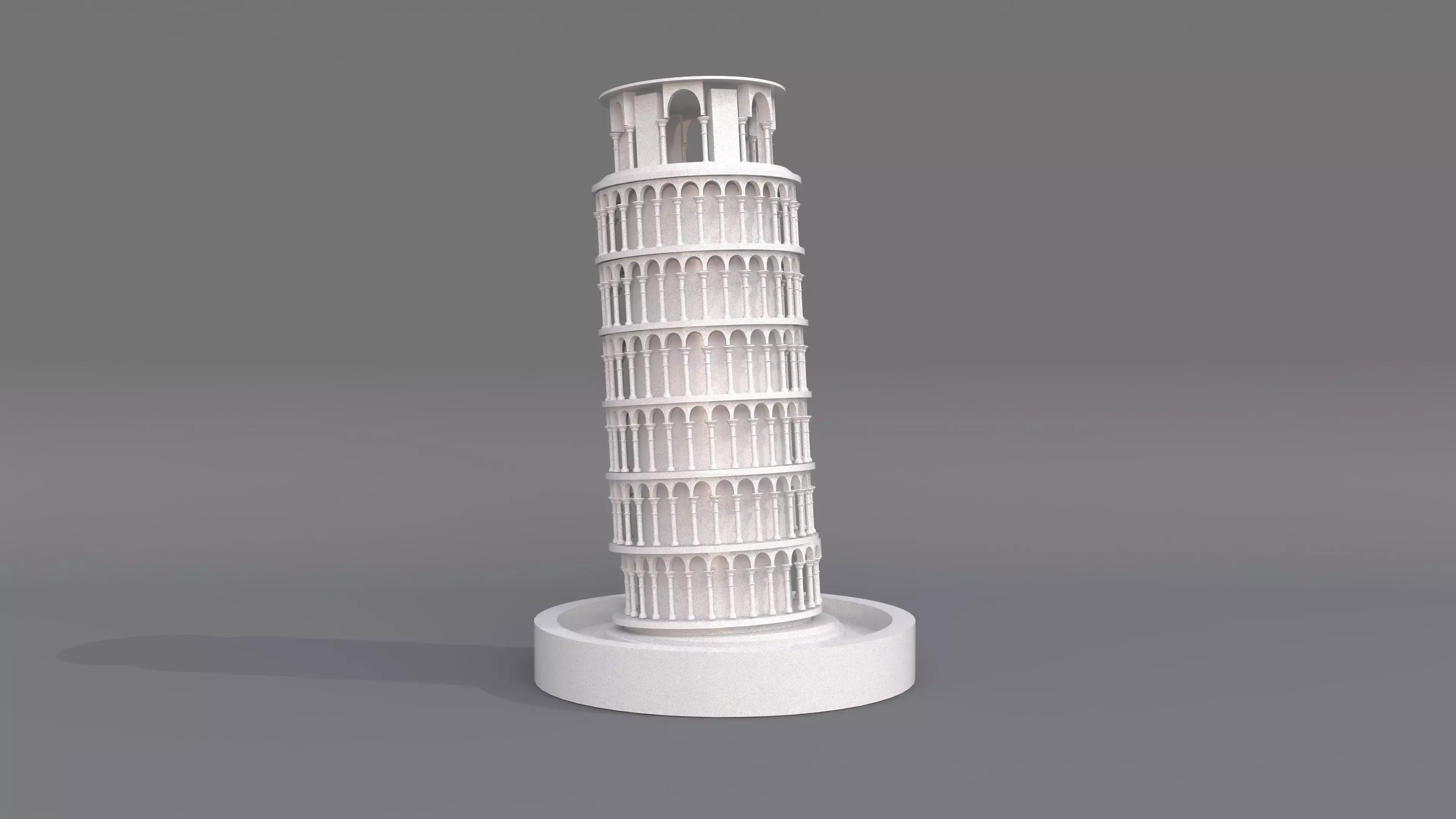 Leaning Tower of Pisa 3D model_0