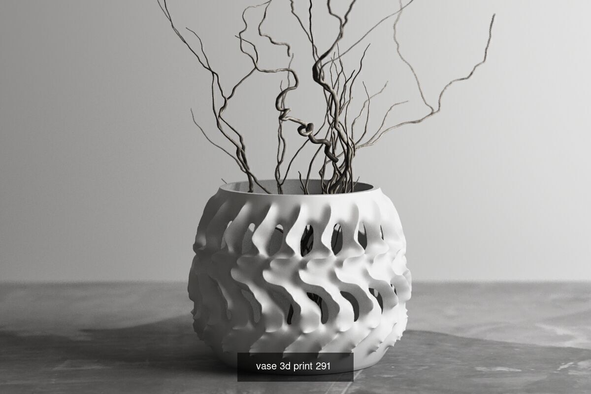 73 vase pot 3d print model huge pack 3D Model Collection_45