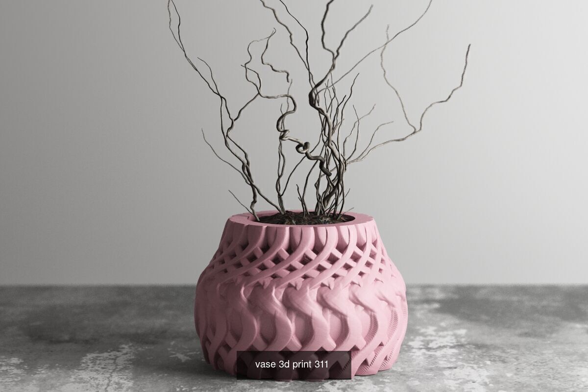 73 vase pot 3d print model huge pack 3D Model Collection_30