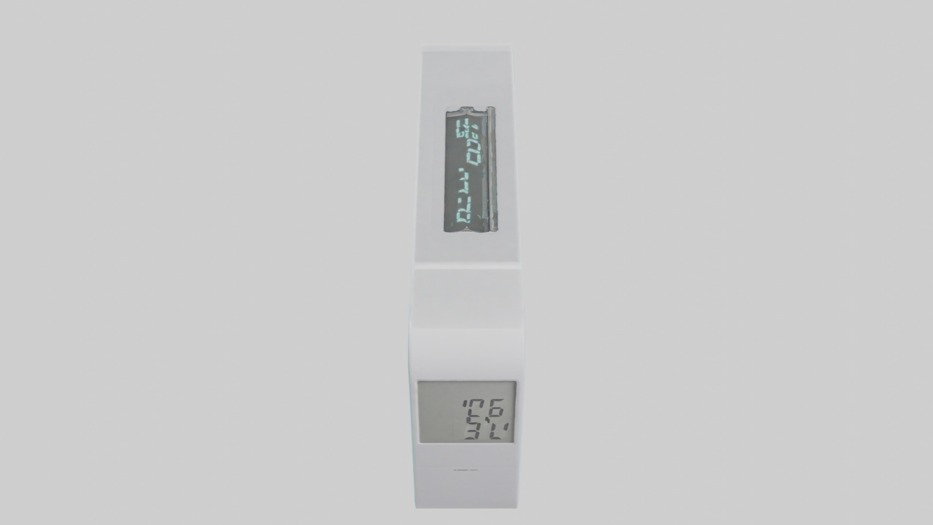Digital Alarm Wall Clock model Low-poly 3D model_15