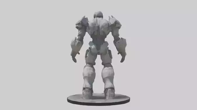 Digital Colossus statue model
