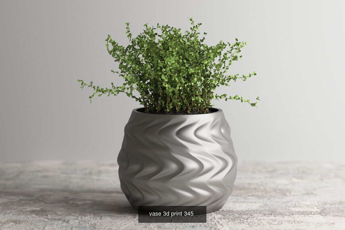 95 vase pot 3d print models huge pack 3D Model Collection_97