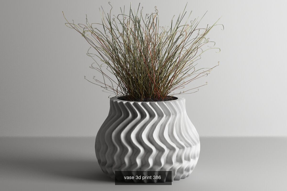 95 vase pot 3d print models huge pack 3D Model Collection_56