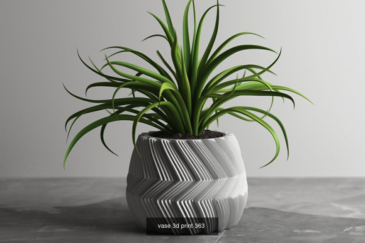 95 vase pot 3d print models huge pack 3D Model Collection_79