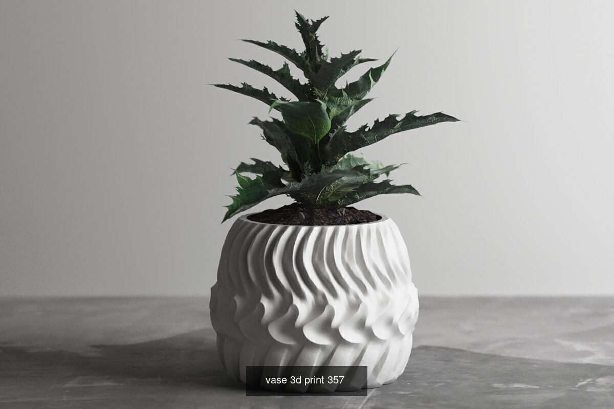 95 vase pot 3d print models huge pack 3D Model Collection_88