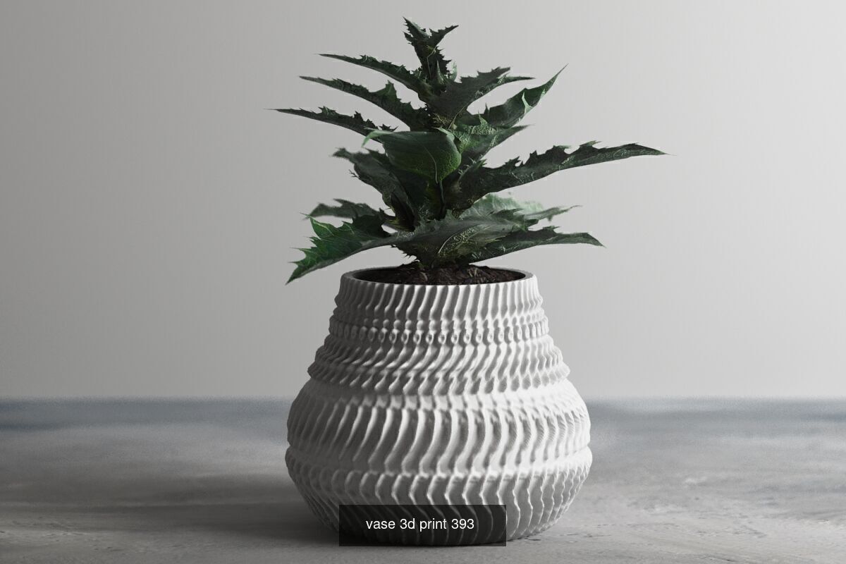 95 vase pot 3d print models huge pack 3D Model Collection_49
