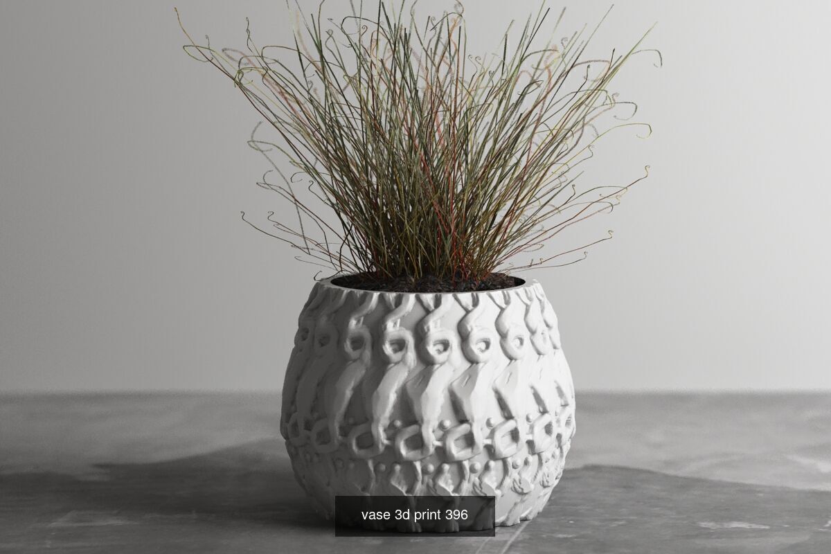 95 vase pot 3d print models huge pack 3D Model Collection_46