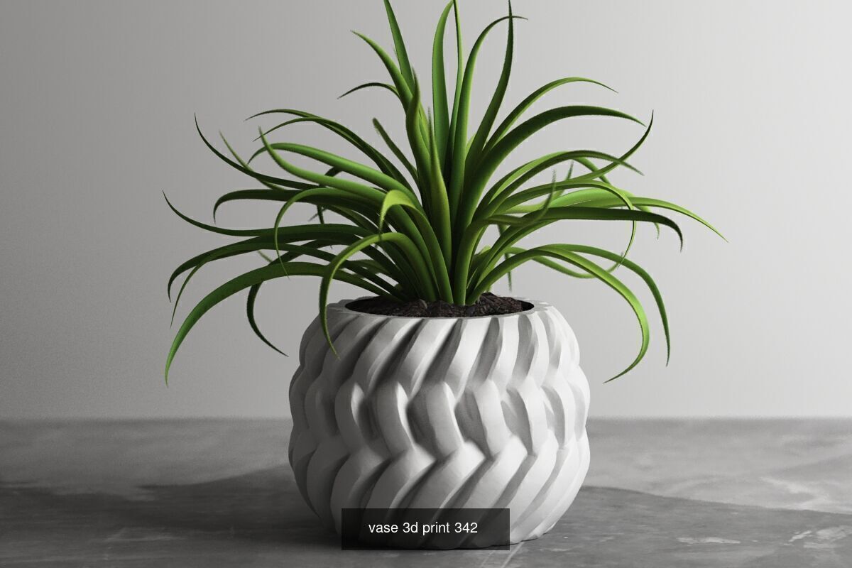 95 vase pot 3d print models huge pack 3D Model Collection_100