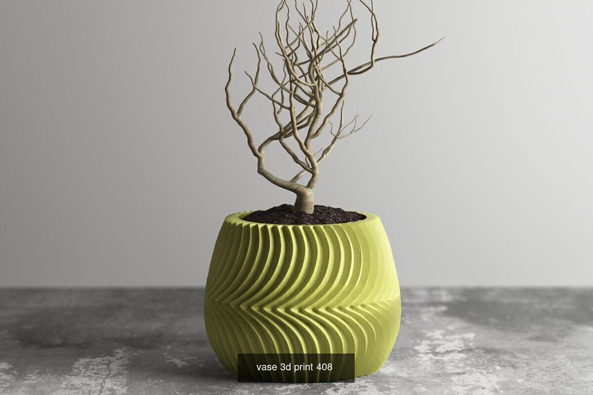 95 vase pot 3d print models huge pack 3D Model Collection_35