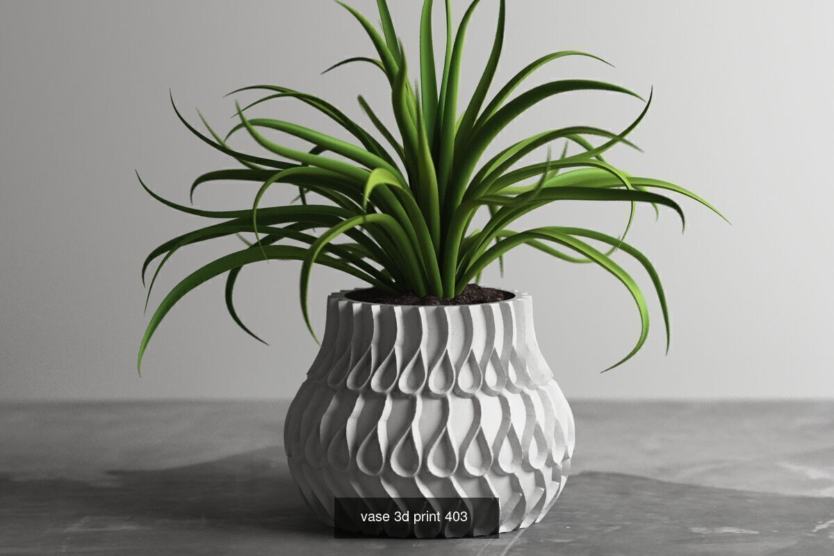 95 vase pot 3d print models huge pack 3D Model Collection_39