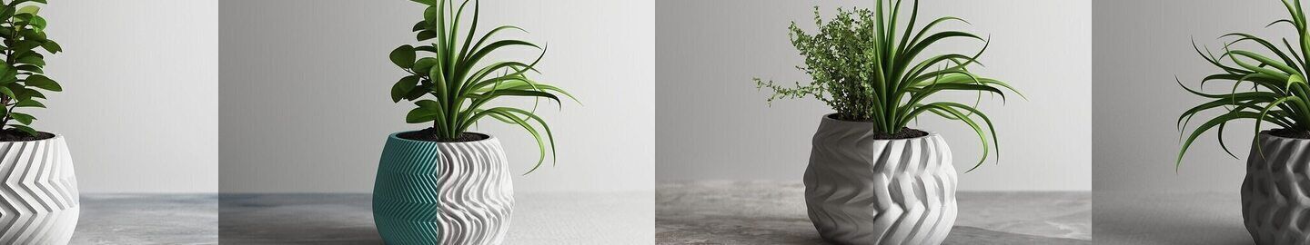 95 vase pot 3d print models huge pack 3D Model Collection_9