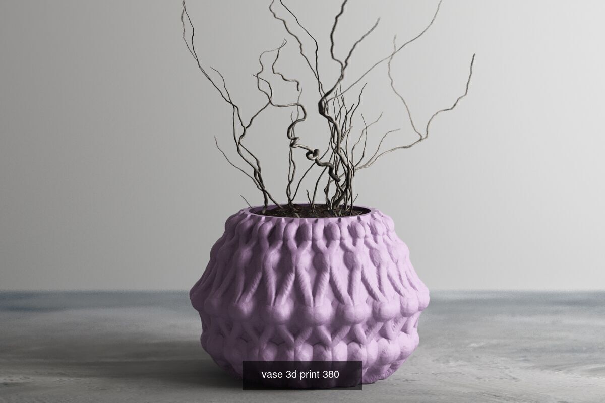 95 vase pot 3d print models huge pack 3D Model Collection_62