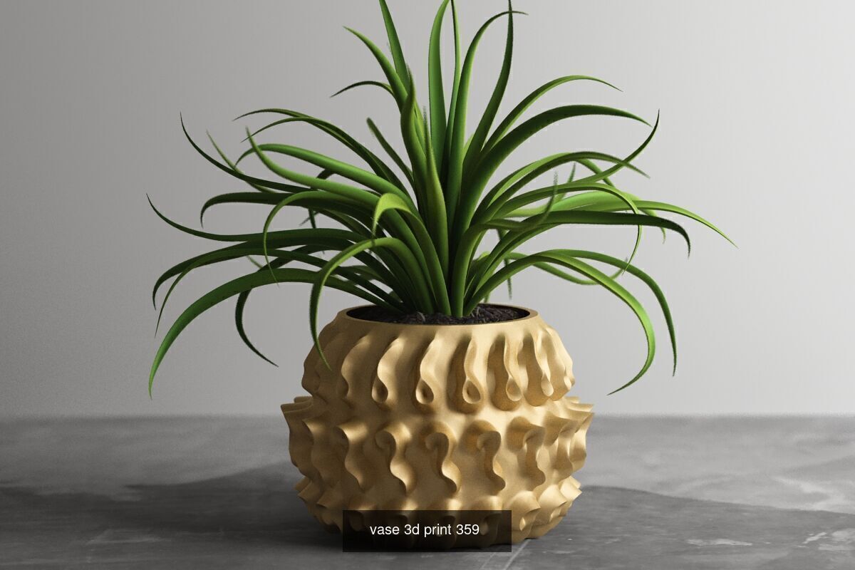 95 vase pot 3d print models huge pack 3D Model Collection_83