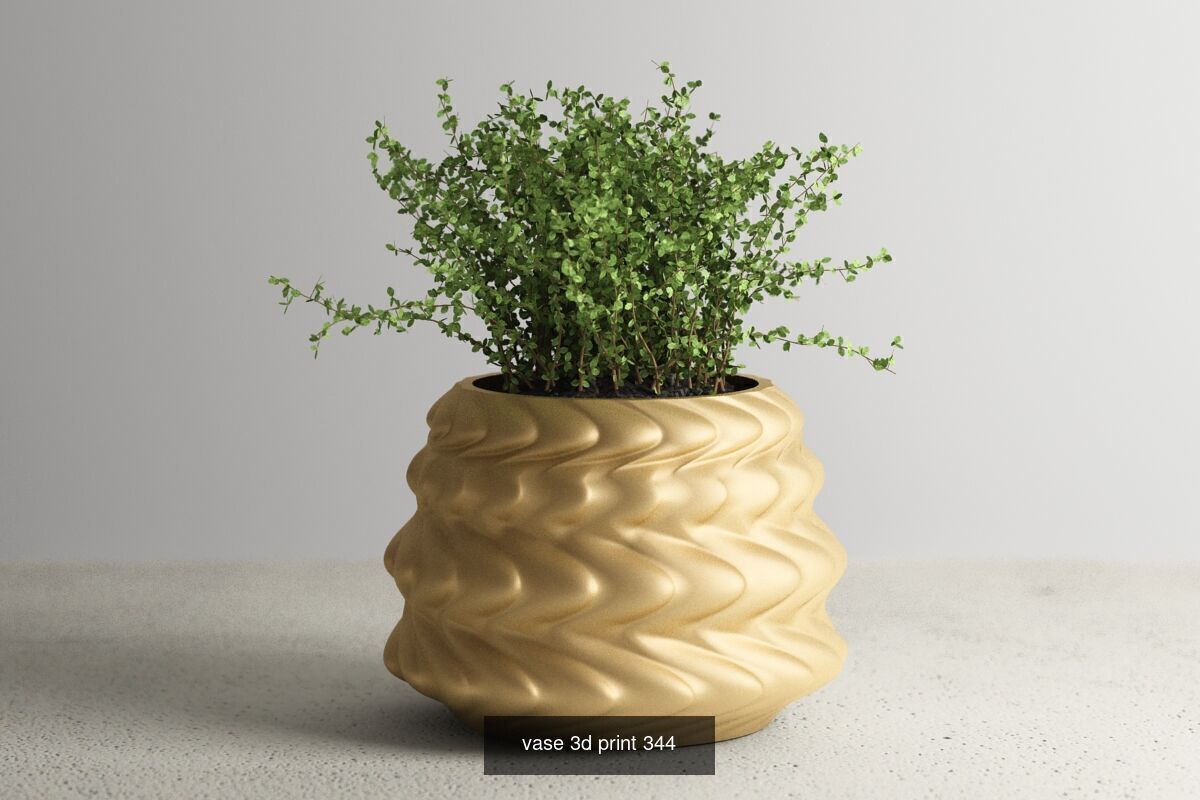 95 vase pot 3d print models huge pack 3D Model Collection_98