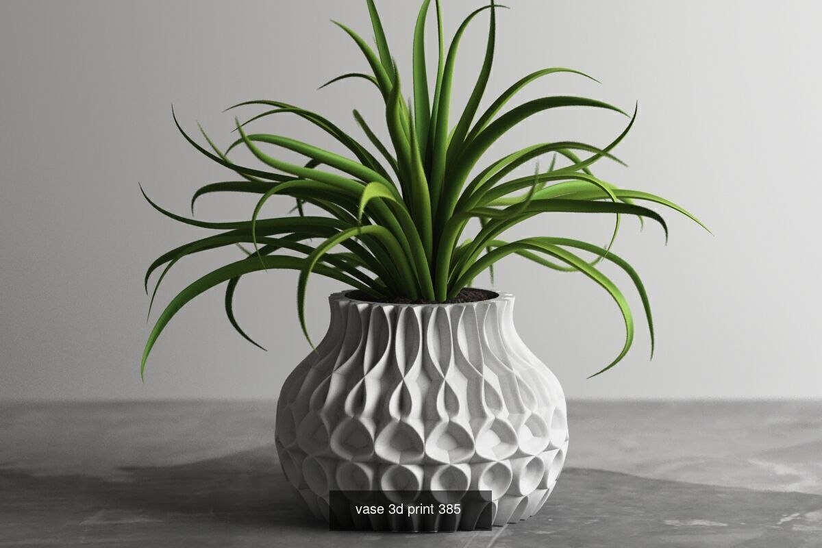 95 vase pot 3d print models huge pack 3D Model Collection_57