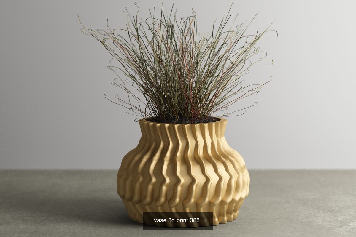 95 vase pot 3d print models huge pack 3D Model Collection_54