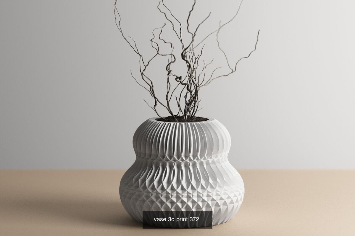 95 vase pot 3d print models huge pack 3D Model Collection_70