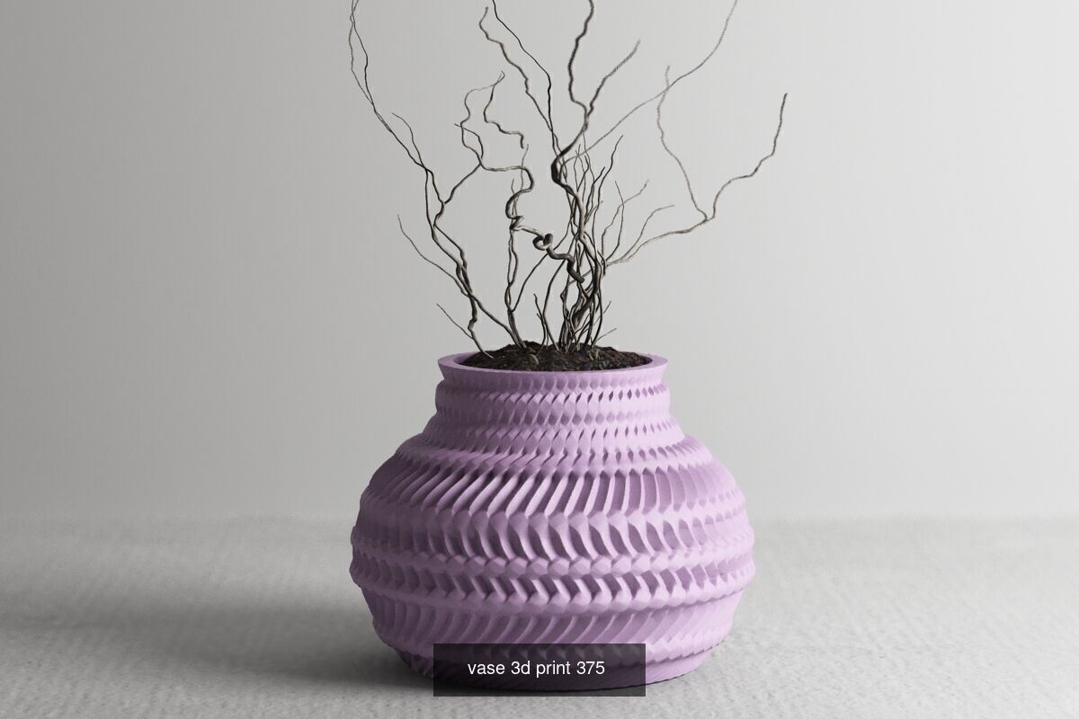 95 vase pot 3d print models huge pack 3D Model Collection_67