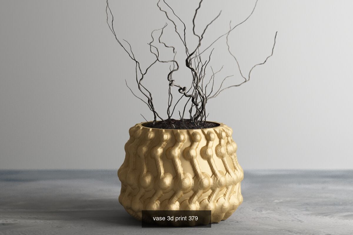 95 vase pot 3d print models huge pack 3D Model Collection_63