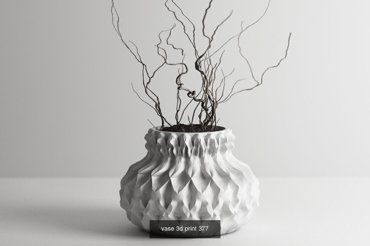 95 vase pot 3d print models huge pack 3D Model Collection_65