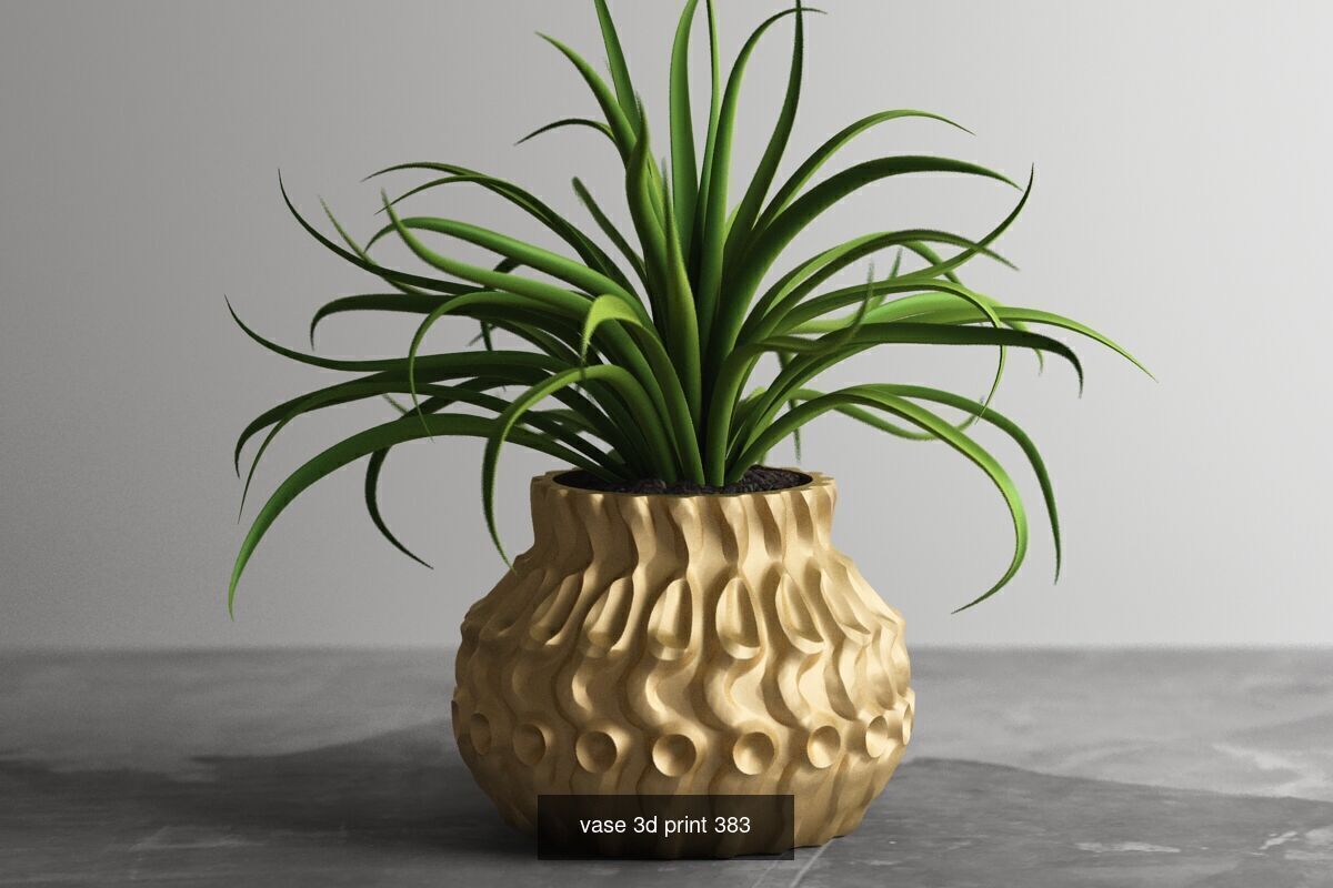 95 vase pot 3d print models huge pack 3D Model Collection_59