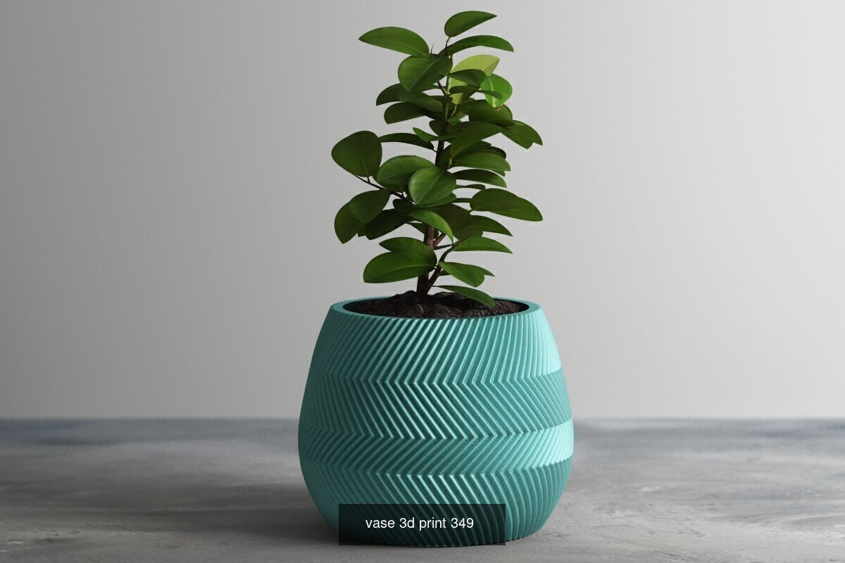 95 vase pot 3d print models huge pack 3D Model Collection_93